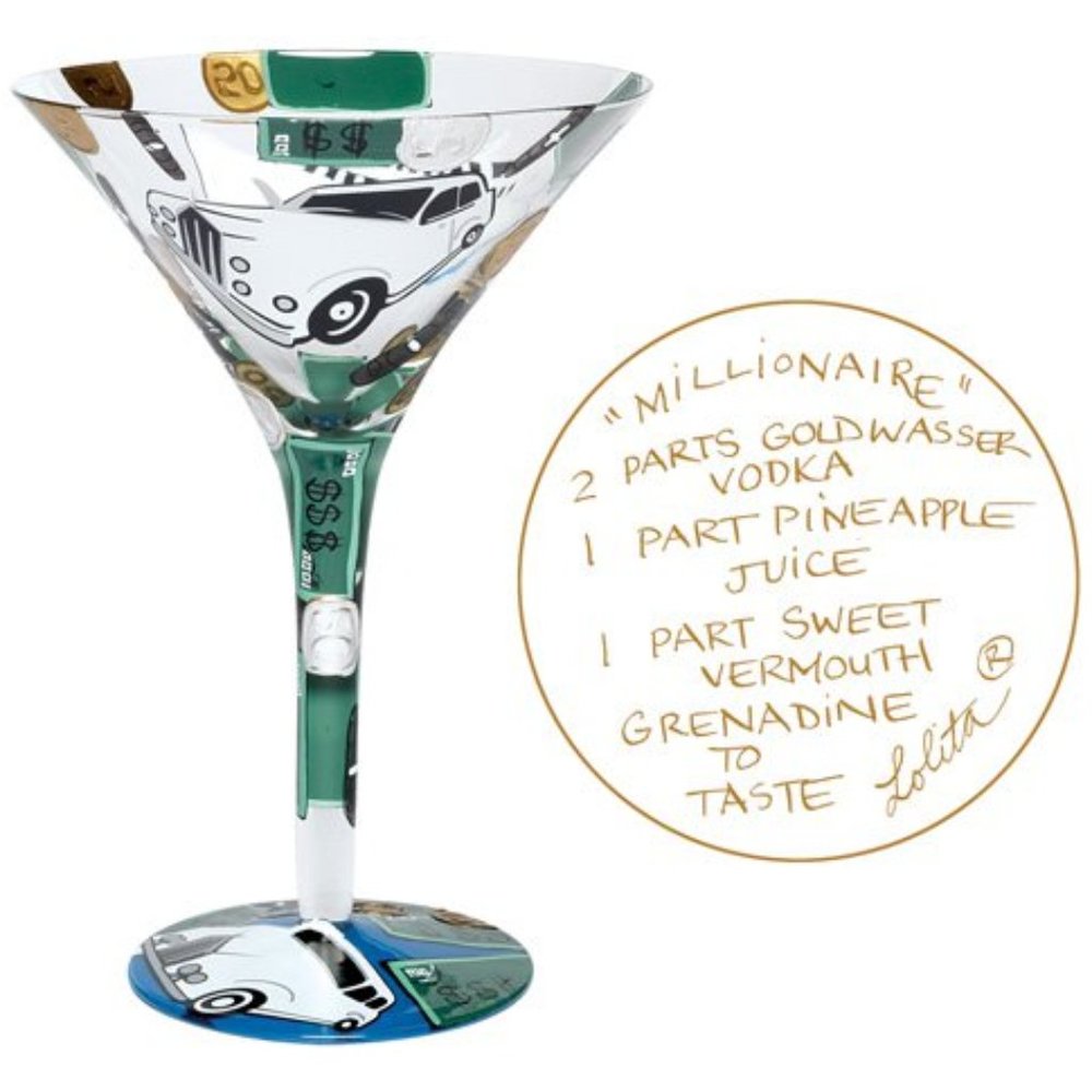 Lolita Millionaire Martini Glass